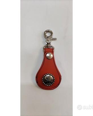porta transponder in pelle per moto custom