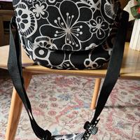 KlickFix Fleur Black, Borsa da Bicicletta.