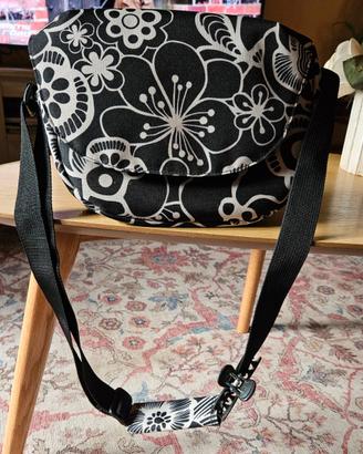 KlickFix Fleur Black, Borsa da Bicicletta.