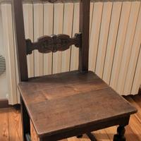 n. 4 Antiche sedie  in legno massello 