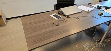 Scrivania Flycom Rovere grigio