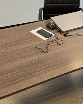Scrivania Flycom Rovere grigio