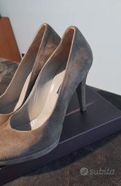 Decollété camoscio beige FRAU