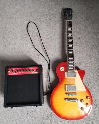 chitarra elettrica e amplificatore 