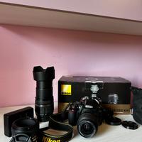 Nikon D3100 + 3 obiettivi