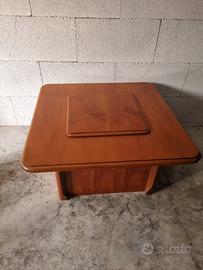 grande tavolino salotto bar nascosto design  70s 