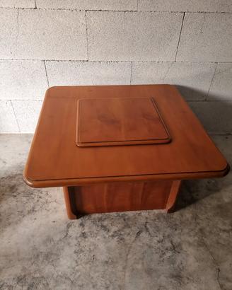 grande tavolino salotto bar nascosto design  70s 