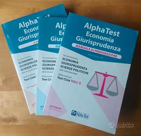 Alpha Test Economia Giurisprudenza 3° edizione