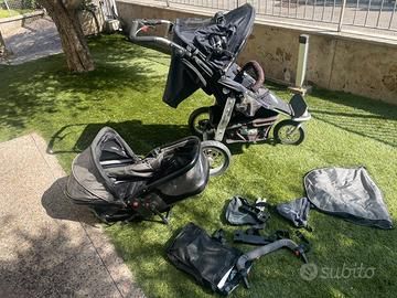 Passeggino TFK con culla e coperta