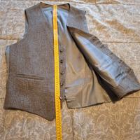 Completo uomo grigio a quadretti piccoli