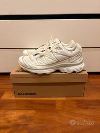 Salomon XT-6 soft ground bianche