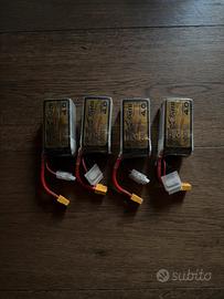 🔋 4× LiPo 6S 1300 mAh