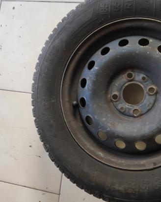 Cerchi ferro 14' Fiat - con gomme invernali