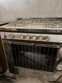 Cucina a gas SAMET 4 fuochi piu’ forno