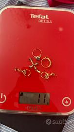set di gioielli in oro