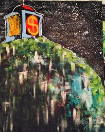 il deposito in una notte stellata 