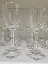 SERVIZIO BICCHIERI CRISTALLO PURO SENZA PIOMBO 