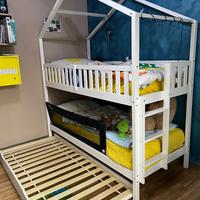 Letto a castello con tre posti