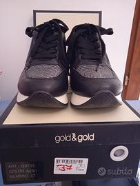 Scarpe Gold&Gold Snicker - Nero