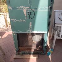 termocamino a legna.pellet.