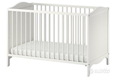 Lettino bianco 60x120 cm