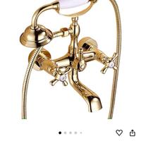 Rubinetto miscelatore doccia color oro