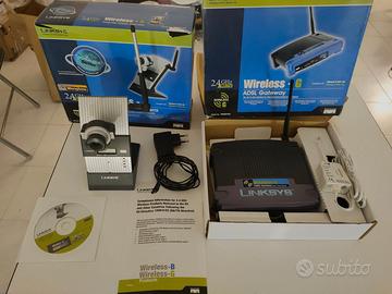 Linksys WAG54g, linksys internet camera WVC54G