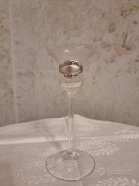 Picvolo calice cristallo Boemia