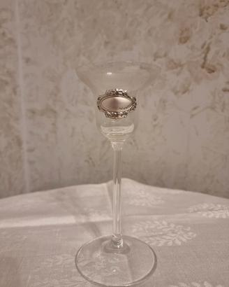 Picvolo calice cristallo Boemia