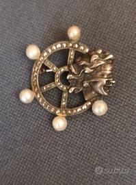 spilla argento 925 dea bendata 