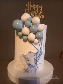 Torta scenografica elefantino 