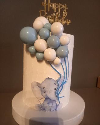 Torta scenografica elefantino 