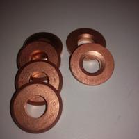 Rondella Rame tornio spessore 4 mm