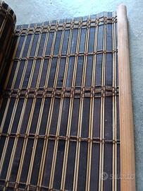 tenda in legno da srotolare