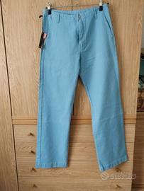 Pantalone Diesel Celeste Azzurro Taglia L 34W 50IT