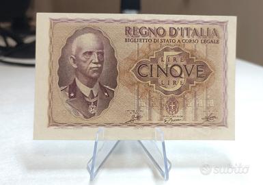 5 Lire Vittorio Emanuele III Fascio 1940