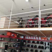 Soppalco in ferro e legno di abete