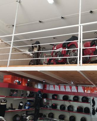 Soppalco in ferro e legno di abete