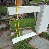 Specchio bagno con pensile 