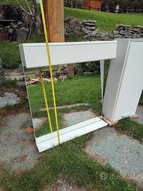 Specchio bagno con pensile 