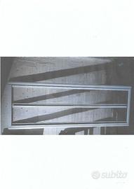 185 cm Box Doccia per Nicchia Porta a Soffietto