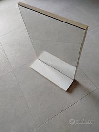 specchio bagno con mensola 