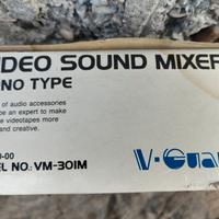 Mixer video audio vintage 