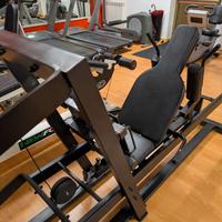 leg press hack squat orizzontale 