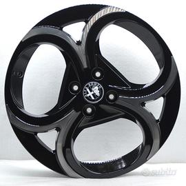 4 cerchi lega alfa romeo junior r18 lt6409