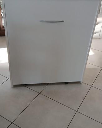 mobile letto singolo a scomparsa-con brandinbianco