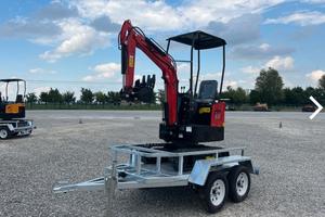 Rimorchio + Mini Escavatore JPC HT12