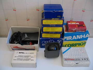 12 ACCESSORI VARI PER ALLARMI VEICOLARI (nuovi)