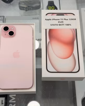 Apple iPhone 15 Plus 128GB - BATTERIA 100%