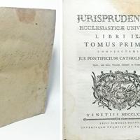 JURISPRUDENTIAE ECCLESIASTICAE UNIVERSAE 1787